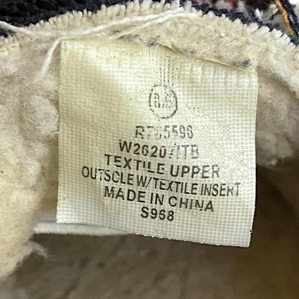 Tommy Bahamas Plaid Insulated Sneakers‎ Memory Foam Size 8.5M
